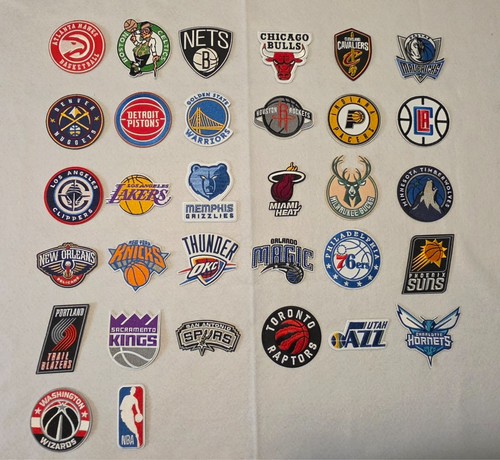 Nba team patch - nba, embroidered